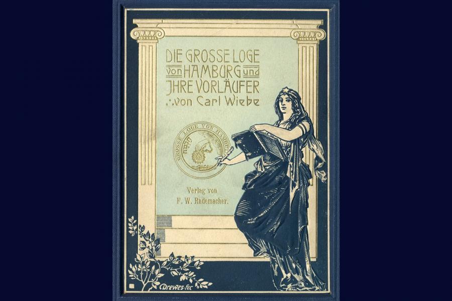 Grand Lodge of Hamburg year book by Carl Wiebe ©Museum of Freemasonry