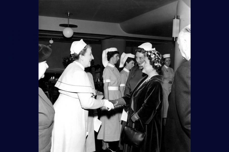 The Queen Mother opens The Wakefield Wing in 1958 ©Museum of Freemasonry, London